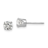14k-white-gold-5mm-cz-stud-earrings-SolomonJeweler-Wichita-KS-CustomJewelry