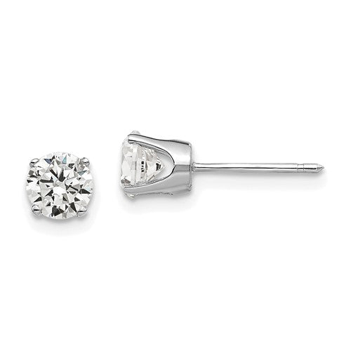 14k-white-gold-5mm-cz-stud-earrings-SolomonJeweler-Wichita-KS-CustomJewelry