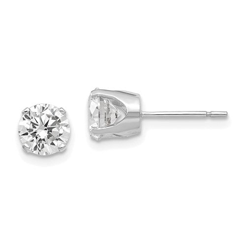 14k-white-gold-5-75mm-cz-stud-earrings-SolomonJeweler-Wichita-KS-CustomJewelry