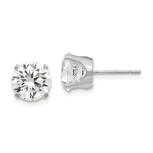14k-white-gold-8mm-cz-stud-earrings-SolomonJeweler-Wichita-KS-CustomJewelry