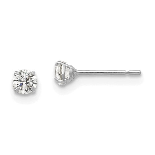 14k-white-gold-3mm-round-cz-post-earrings-SolomonJeweler-Wichita-KS-CustomJewelry