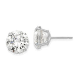 14k-white-gold-10mm-round-cz-post-earrings-SolomonJeweler-Wichita-KS-CustomJewelry