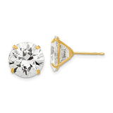 14k-11mm-round-cz-post-earrings-SolomonJeweler-Wichita-KS-CustomJewelry