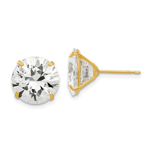 14k-11mm-round-cz-post-earrings-SolomonJeweler-Wichita-KS-CustomJewelry
