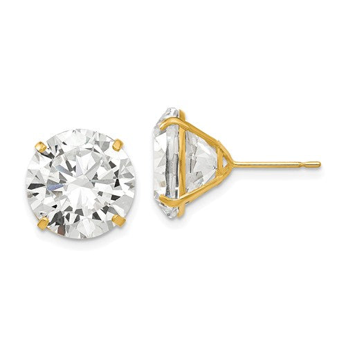 14k-12mm-round-cz-post-earrings-SolomonJeweler-Wichita-KS-CustomJewelry