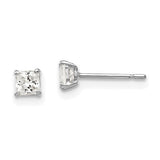 14k-white-gold-3mm-square-cz-post-earrings-SolomonJeweler-Wichita-KS-CustomJewelry