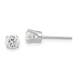 14k-white-gold-4-25mm-cz-stud-earrings-SolomonJeweler-Wichita-KS-CustomJewelry