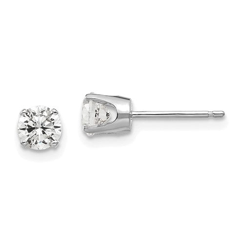 14k-white-gold-4-5mm-cz-stud-earrings-SolomonJeweler-Wichita-KS-CustomJewelry