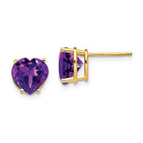 14k-8mm-heart-amethyst-earring-SolomonJeweler-Wichita-KS-CustomJewelry