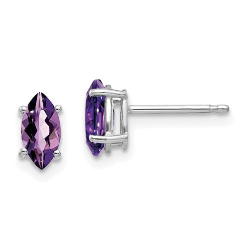 14k-white-gold-7x3-5mm-marquise-amethyst-earring-SolomonJeweler-Wichita-KS-CustomJewelry