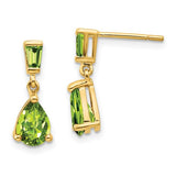 14k-gold-peridot-dangle-post-earrings-SolomonJeweler-Wichita-KS-CustomJewelry