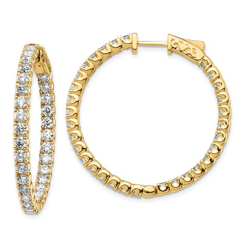 14k-diamond-round-hoop-w-safety-clasp-earrings-SolomonJeweler-Wichita-KS-CustomJewelry