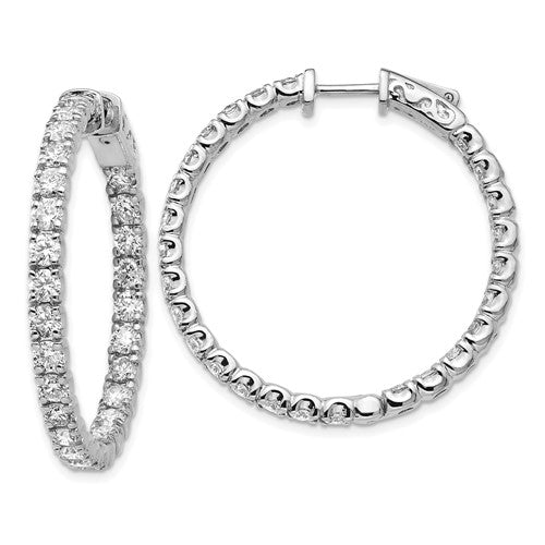 14k-white-gold-diamond-round-hoop-w-safety-clasp-earrings-SolomonJeweler-Wichita-KS-CustomJewelry
