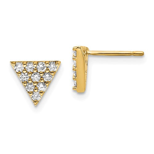14k-diamond-triangle-earrings-SolomonJeweler-Wichita-KS-CustomJewelry