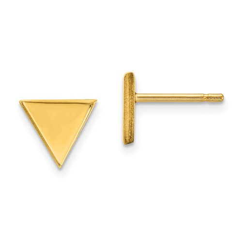14k-triangle-post-earring-SolomonJeweler-Wichita-KS-CustomJewelry