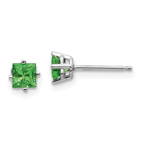 14k-white-gold-tsavorite-post-earrings-SolomonJeweler-Wichita-KS-CustomJewelry