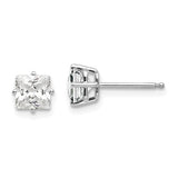14k-white-gold-5mm-cubic-zirconia-earrings-SolomonJeweler-Wichita-KS-CustomJewelry