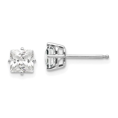 14k-white-gold-5mm-cubic-zirconia-earrings-SolomonJeweler-Wichita-KS-CustomJewelry