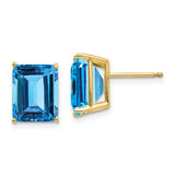 14k-10x8mm-emerald-cut-blue-topaz-earrings-SolomonJeweler-Wichita-KS-CustomJewelry