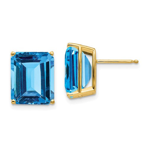 14k-12x10mm-emerald-cut-blue-topaz-earrings-SolomonJeweler-Wichita-KS-CustomJewelry