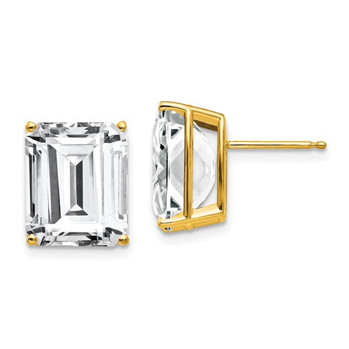 14k-12x10mm-emerald-cut-cubic-zirconia-earrings-SolomonJeweler-Wichita-KS-CustomJewelry