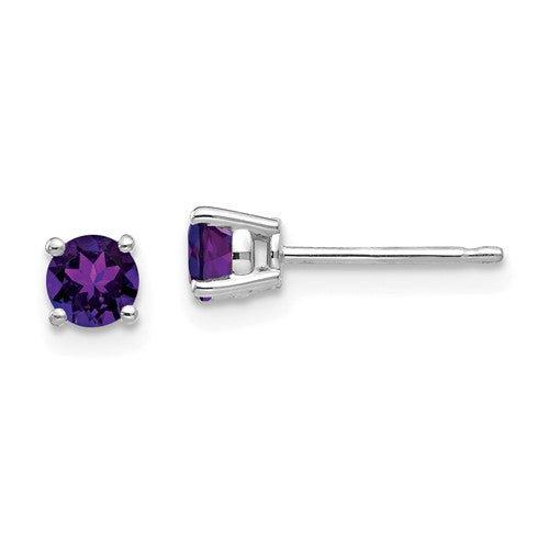 14k-white-gold-4mm-amethyst-earrings-SolomonJeweler-Wichita-KS-CustomJewelry