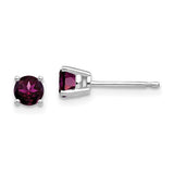 14k-white-gold-4mm-rhodolite-garnet-earrings-SolomonJeweler-Wichita-KS-CustomJewelry