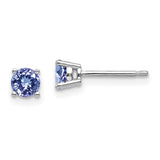 14k-white-gold-tanzanite-post-earrings-SolomonJeweler-Wichita-KS-CustomJewelry