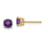 14k-5mm-amethyst-post-earrings-SolomonJeweler-Wichita-KS-CustomJewelry