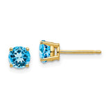 14k-5mm-blue-topaz-earrings-SolomonJeweler-Wichita-KS-CustomJewelry