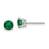 14k-white-gold-5mm-mount-st-helens-earrings-SolomonJeweler-Wichita-KS-CustomJewelry