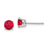 14k-white-gold-ruby-earrings-SolomonJeweler-Wichita-KS-CustomJewelry