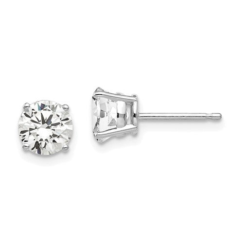 14k-white-gold-6mm-cubic-zirconia-earrings-SolomonJeweler-Wichita-KS-CustomJewelry