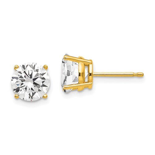 14k-7mm-cubic-zirconia-earrings-SolomonJeweler-Wichita-KS-CustomJewelry