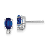 14k-white-gold-6x4mm-oval-sapphire-aa-diamond-earrings-SolomonJeweler-Wichita-KS-CustomJewelry