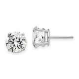 14k-white-gold-8mm-cubic-zirconia-earrings-SolomonJeweler-Wichita-KS-CustomJewelry