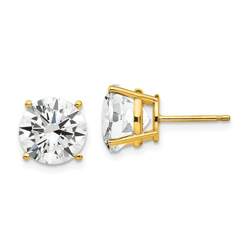 14k-9mm-cubic-zirconia-earrings-SolomonJeweler-Wichita-KS-CustomJewelry