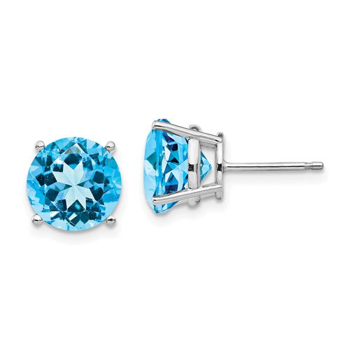 14k-white-gold-blue-topaz-round-stud-earrings-SolomonJeweler-Wichita-KS-CustomJewelry
