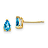 14k-5x3mm-pear-blue-topaz-earrings-SolomonJeweler-Wichita-KS-CustomJewelry