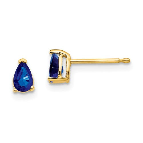 14k-sapphire-post-earrings-SolomonJeweler-Wichita-KS-CustomJewelry