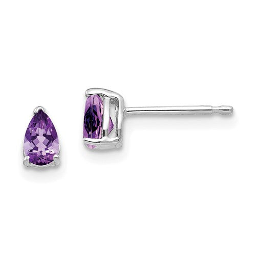 14k-white-gold-5x3mm-pear-amethyst-earrings-SolomonJeweler-Wichita-KS-CustomJewelry