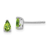 14k-white-gold-5x3mm-pear-peridot-earrings-SolomonJeweler-Wichita-KS-CustomJewelry