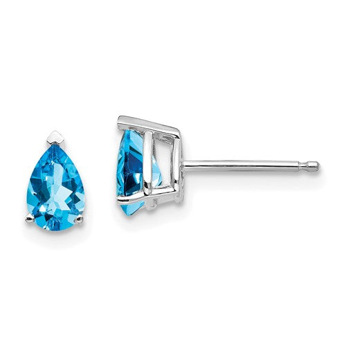 14k-white-gold-6x4mm-pear-blue-topaz-earrings-SolomonJeweler-Wichita-KS-CustomJewelry