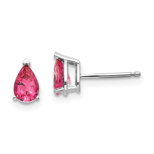 14k-white-gold-pink-spinel-earrings-SolomonJeweler-Wichita-KS-CustomJewelry