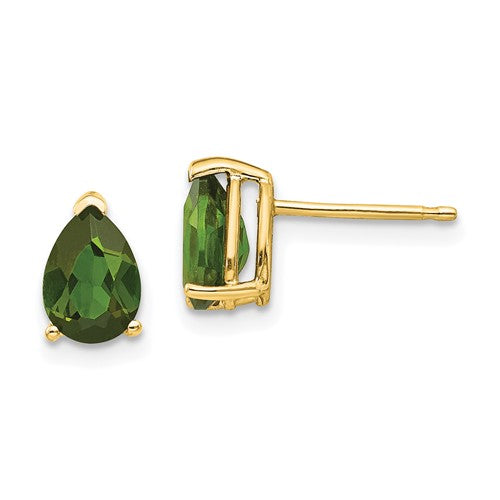 14k-green-tourmaline-earrings-SolomonJeweler-Wichita-KS-CustomJewelry