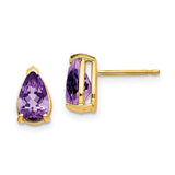 14k-8x5mm-pear-amethyst-earrings-SolomonJeweler-Wichita-KS-CustomJewelry