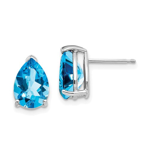 14k-white-gold-10x7mm-pear-blue-topaz-earrings-SolomonJeweler-Wichita-KS-CustomJewelry