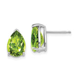 14k-white-gold-10x7mm-pear-peridot-earrings-SolomonJeweler-Wichita-KS-CustomJewelry