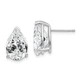14k-white-gold-12x8mm-pear-cubic-zirconia-earrings-SolomonJeweler-Wichita-KS-CustomJewelry