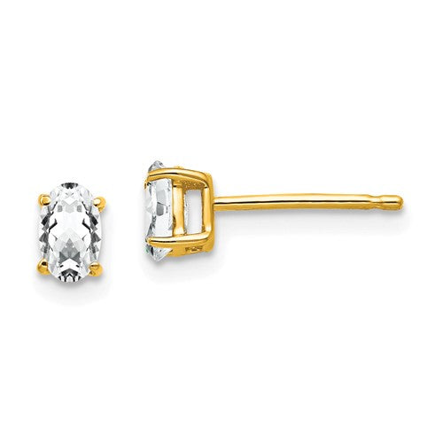 14k-5x3mm-oval-cubic-zirconia-earrings-SolomonJeweler-Wichita-KS-CustomJewelry